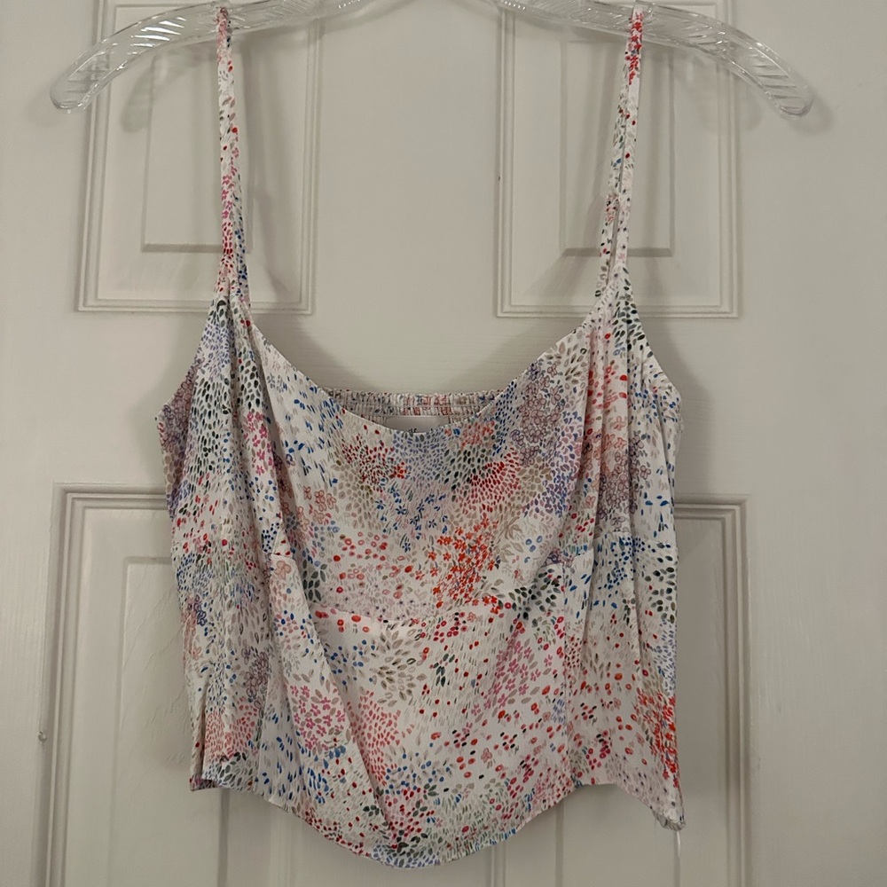 Aritzia Wilfred floral cropped top - Never worn!!